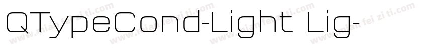 QTypeCond-Light Lig字体转换